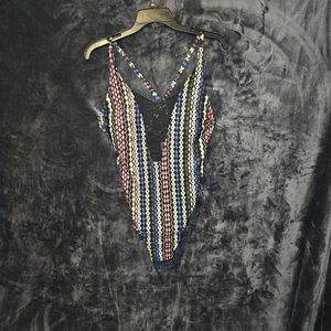 Time & Tru One piece Bathing Suit Size 8-10